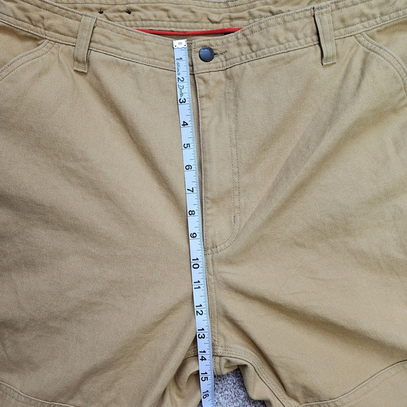 Patagonia All Seasons Hemp Canvas Double Knee Pants Women 18 Tan Workwear - Picture 5 of 16